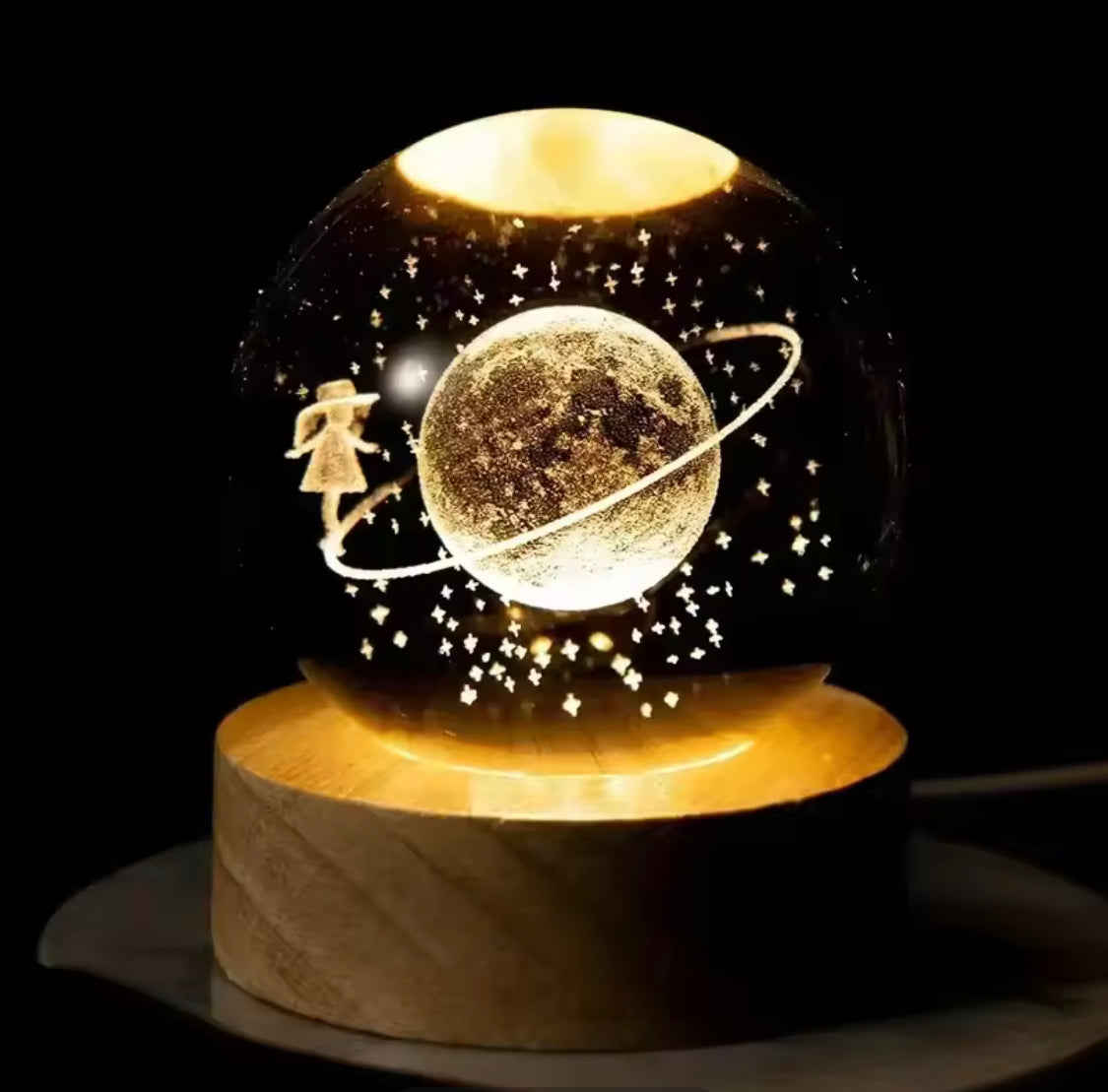 3D Crystal Ball Light, Glowing Planet Crystal Ball Lamp, Warm Bedside Light, Luminous Decor Atmosphere Light, Wood Base Fantasy Decor Crystal Ball, Universe Series Crystal Ball, LED Base Astronomy Night Light for Home Decor 3D Crystal Ball Light, Glowing Planet Crystal Ball Lamp, Warm Bedside Light, Luminous Decor Atmosphere Light, Wood Base Fantasy Decor Crystal Ball, Universe Series Crystal Ball, LED Base Astronomy Night Light for Home Decor